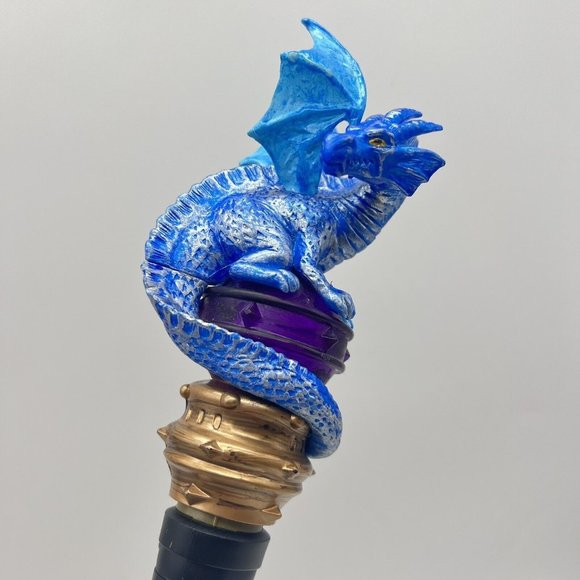 Toys Magiquest Magic Quest Blue Dragon Wand Topper Great Wolf Lodge